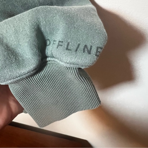 Aerie teal Hoodie Sweatshirt - Picture 2 of 6